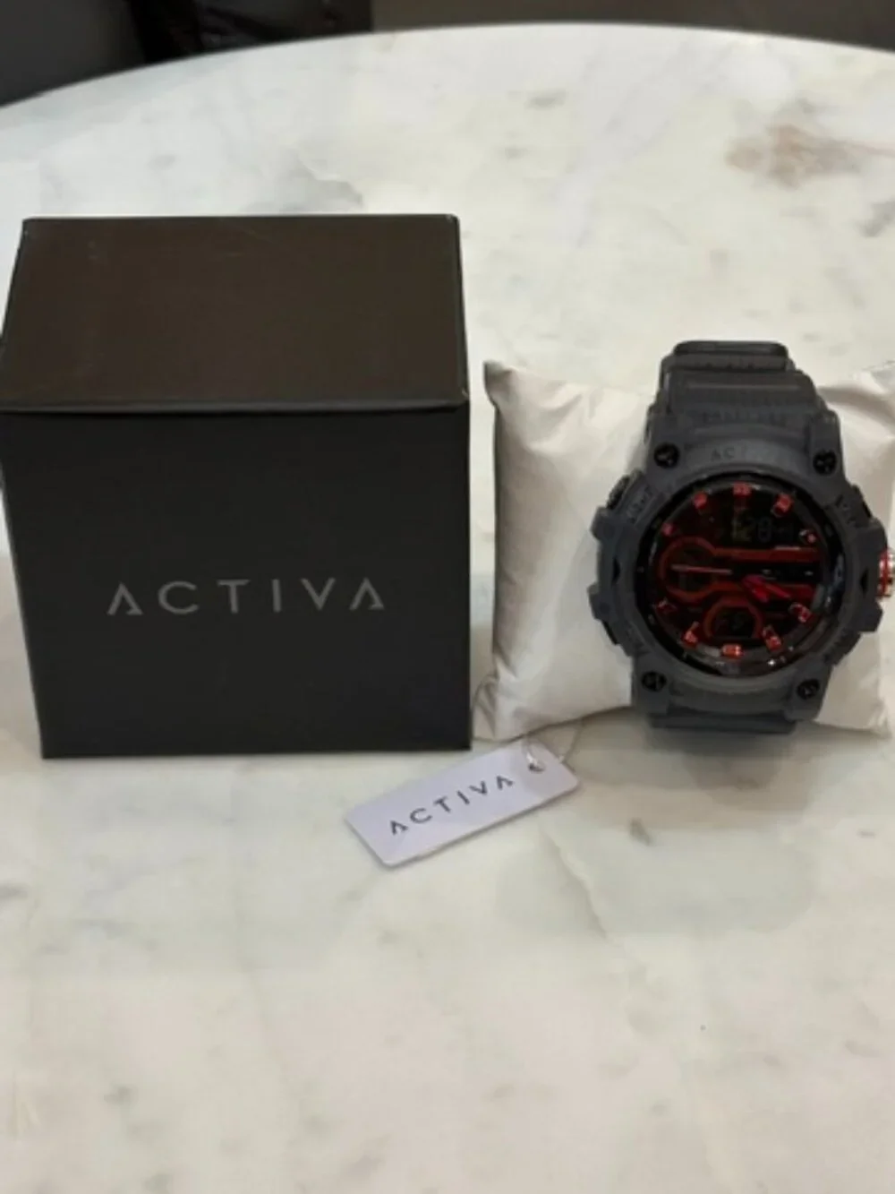 Activa X Invicta Digital Men's Watch - 50mm. Black (ACW8086-001)